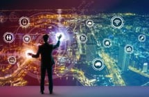 Kunde steuert alles online im digitalen Geschäftsmodell